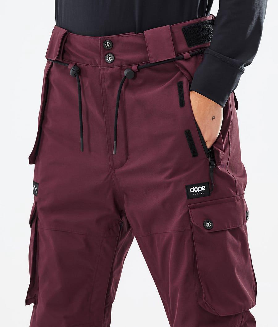 Women's Dope Iconic W Snowboard Pants Don Burgundy  USA |  YHFRI-4582