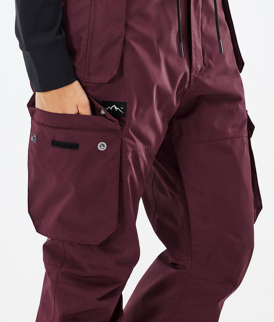 Women's Dope Iconic W Snowboard Pants Don Burgundy  USA |  YHFRI-4582