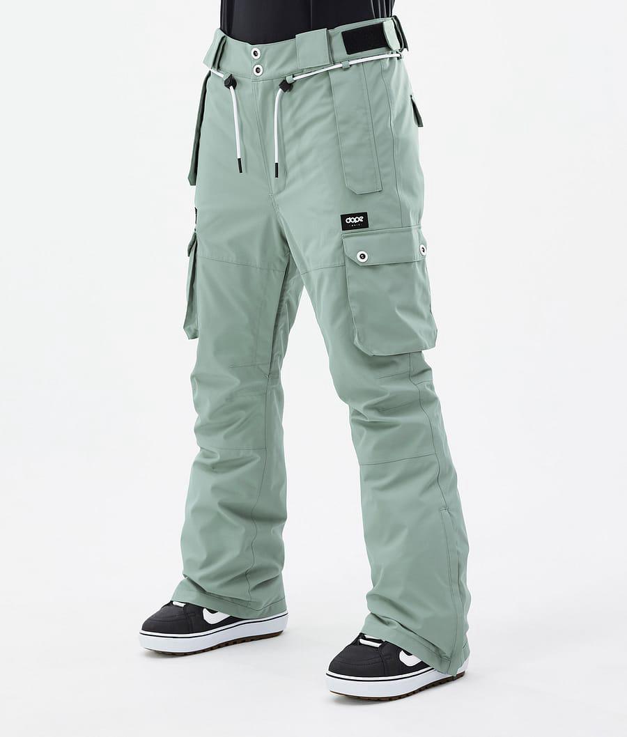 Women\'s Dope Iconic W Snowboard Pants Faded Green  USA |  RCBIN-6524