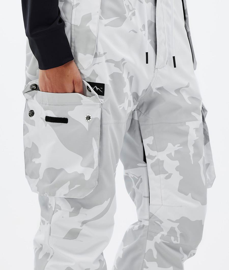 Women's Dope Iconic W Snowboard Pants Grey Camo  USA |  RALZT-6347