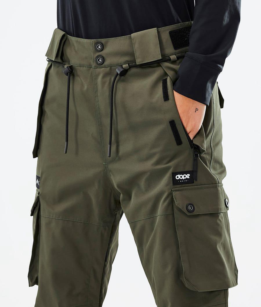 Women's Dope Iconic W Snowboard Pants Olive Green  USA |  JCXTV-2347