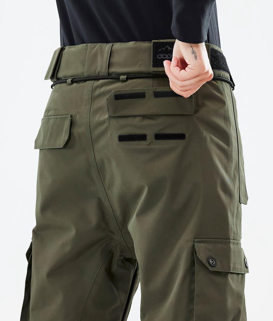 Women's Dope Iconic W Snowboard Pants Olive Green  USA |  JCXTV-2347