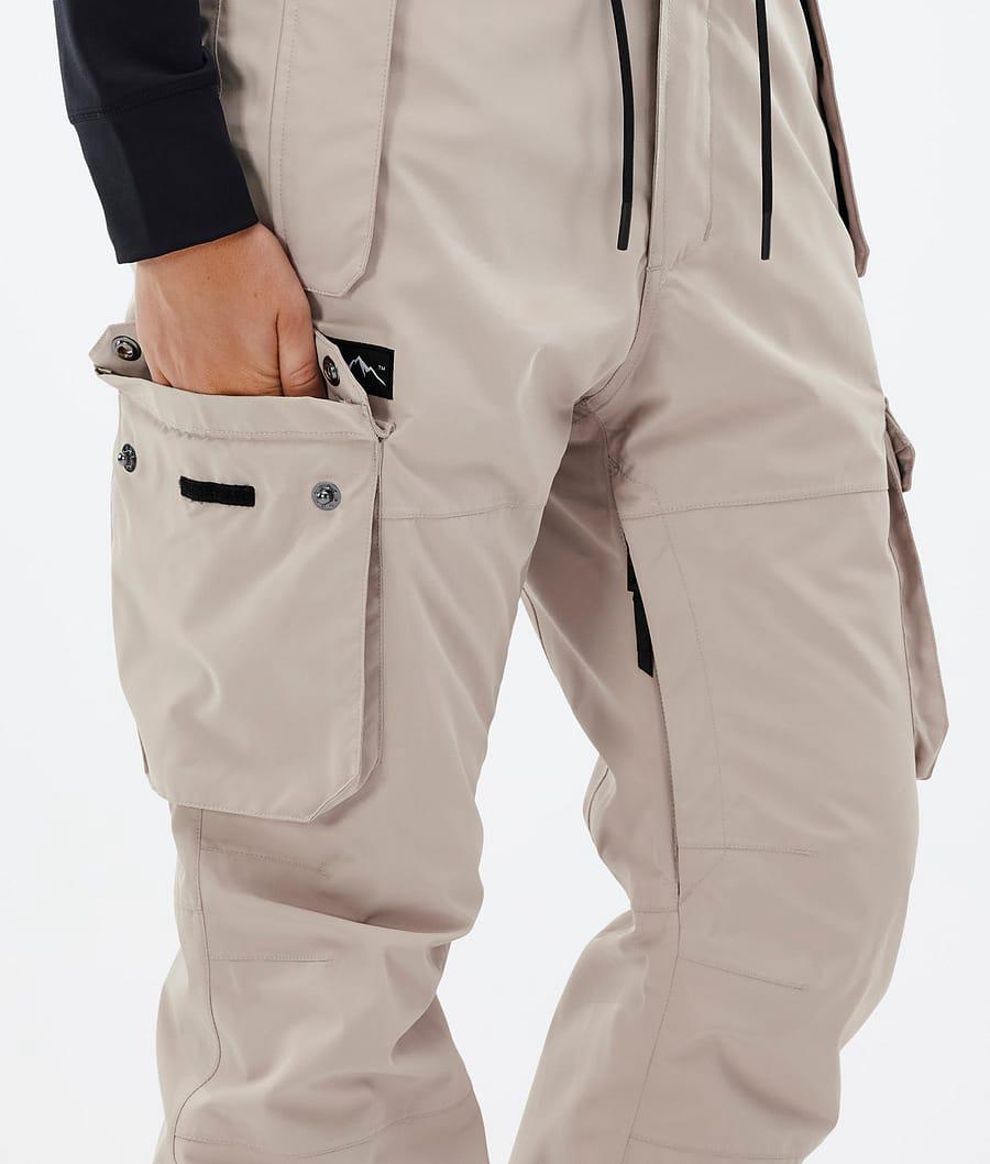 Women's Dope Iconic W Snowboard Pants Sand Beige  USA |  OUYQH-0749