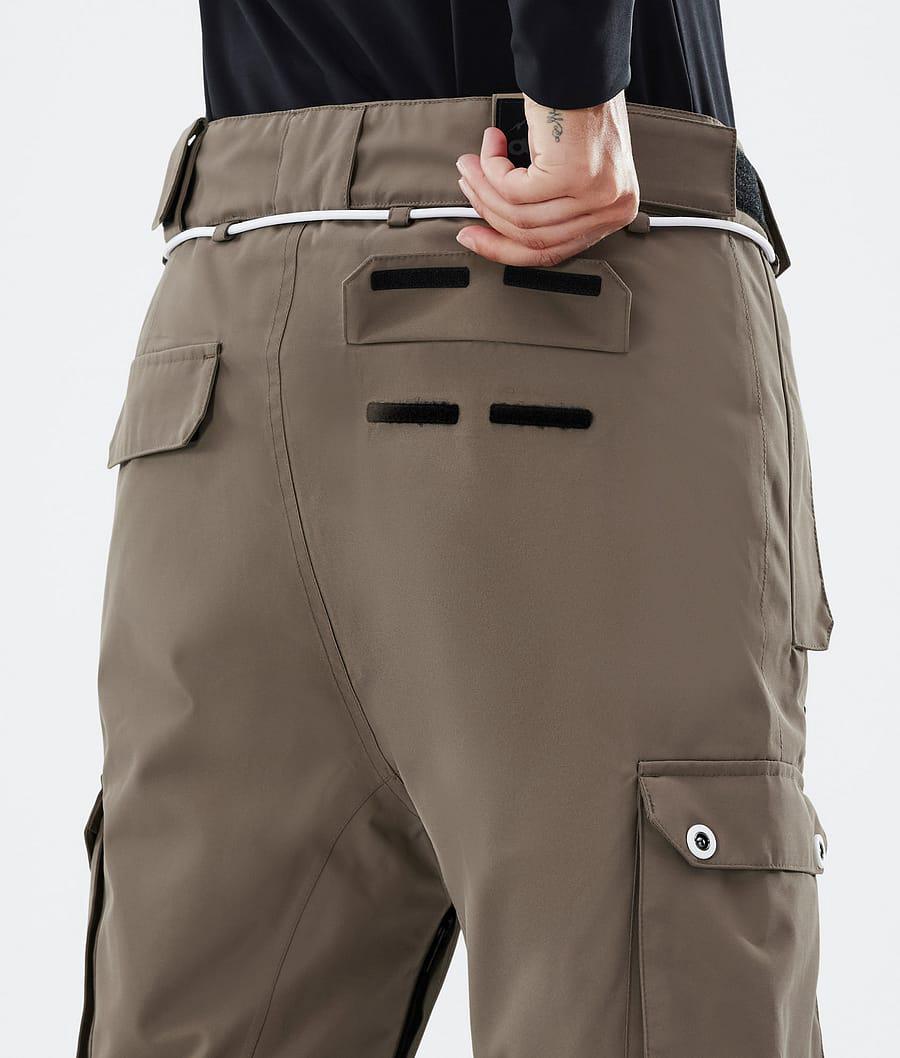 Women's Dope Iconic W Snowboard Pants Walnut Khaki  USA |  BWZYT-2081