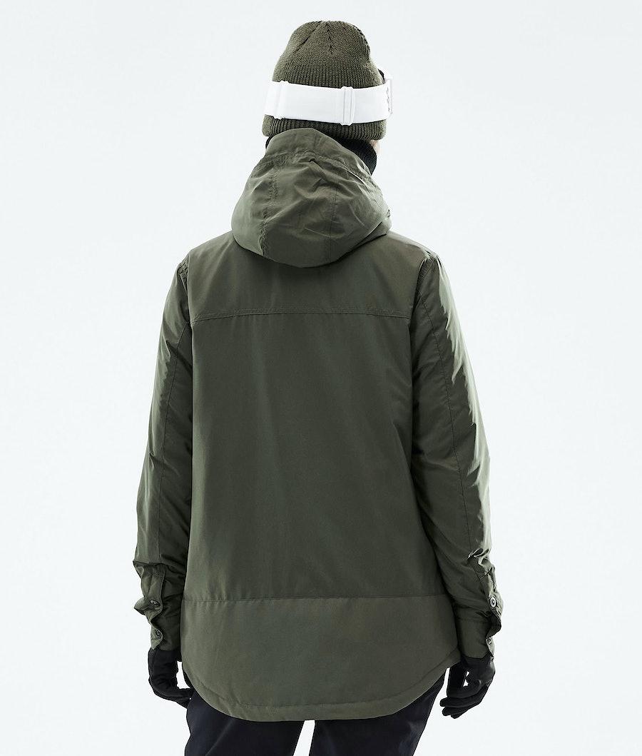 Women's Dope Insulated W Midlayer Jacket Olive Green  USA |  EJQSN-8460