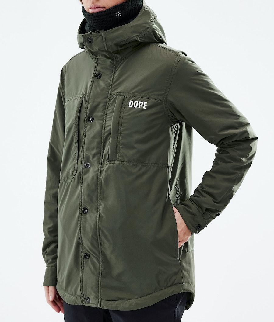 Women's Dope Insulated W Midlayer Jacket Olive Green  USA |  EJQSN-8460