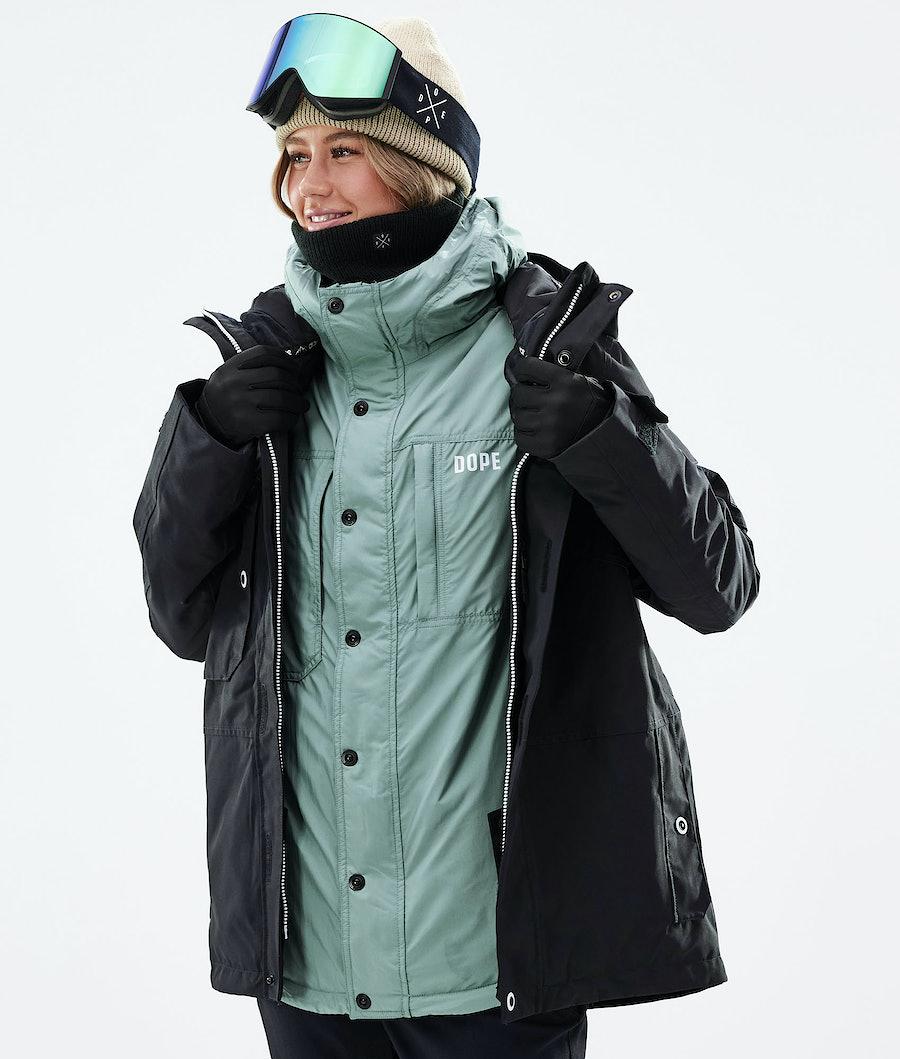 Women's Dope Insulated W Midlayer Jacket Faded Green  USA |  JBHNL-5289