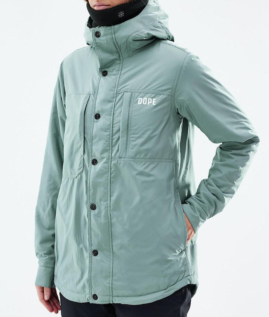 Women's Dope Insulated W Midlayer Jacket Faded Green  USA |  JBHNL-5289