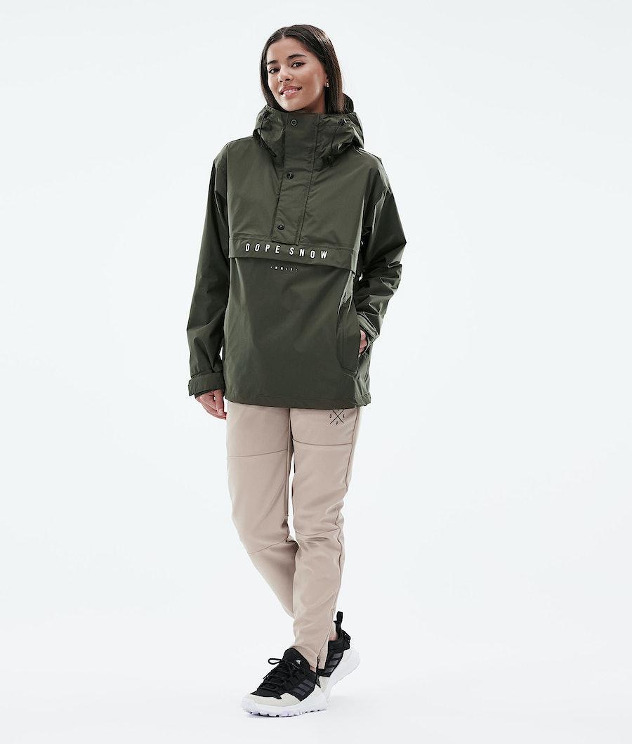 Women's Dope Legacy Light W Outdoor Jacket Olive Green  USA |  YPNSL-9731