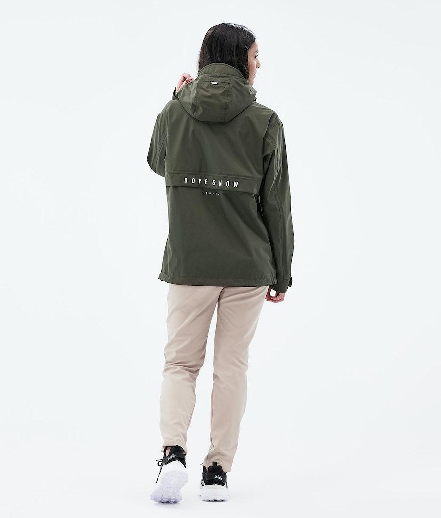 Women's Dope Legacy Light W Outdoor Jacket Olive Green  USA |  YPNSL-9731