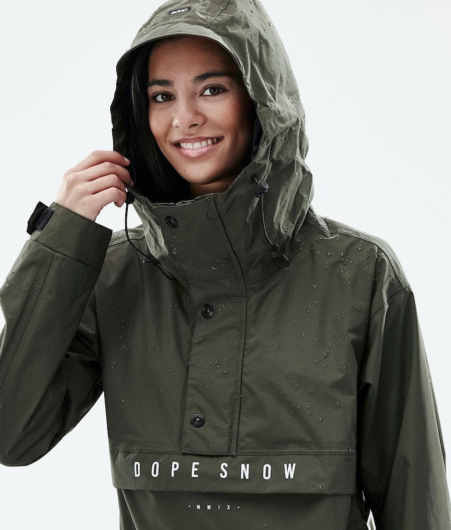 Women's Dope Legacy Light W Outdoor Jacket Olive Green  USA |  YPNSL-9731