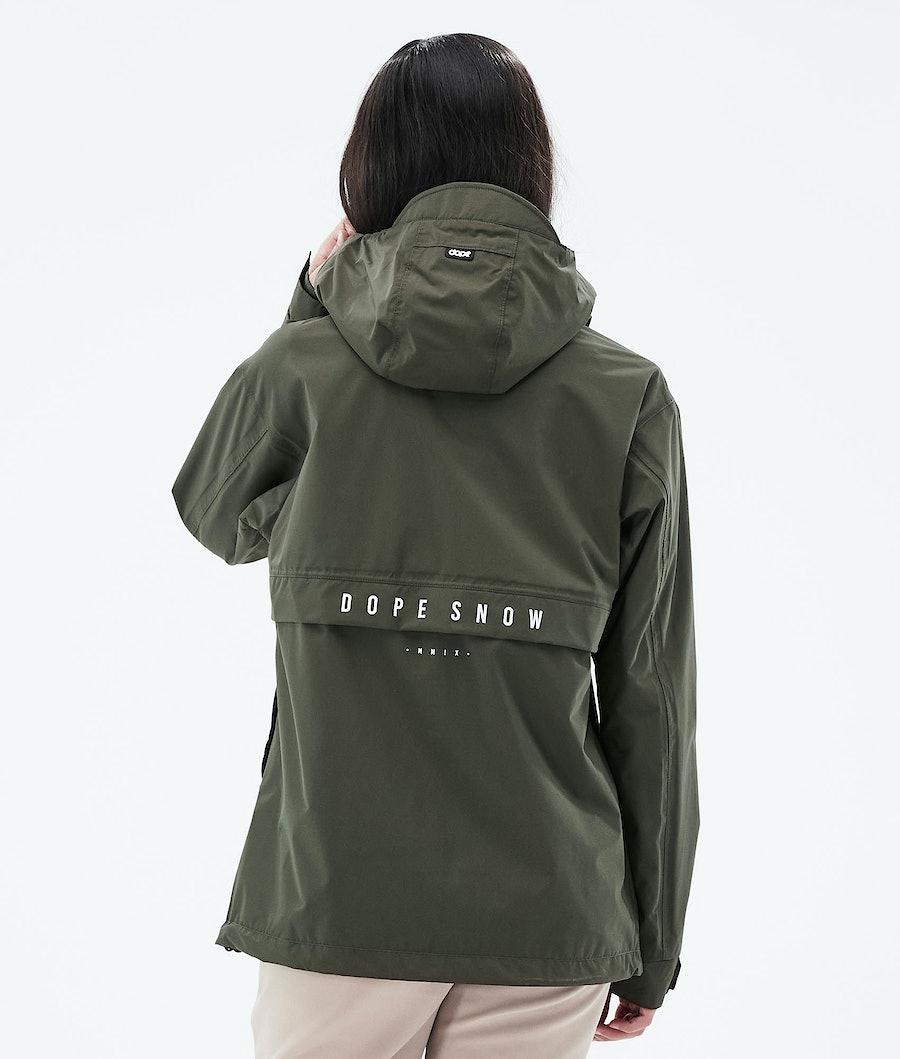 Women's Dope Legacy Light W Outdoor Jacket Olive Green  USA |  YPNSL-9731