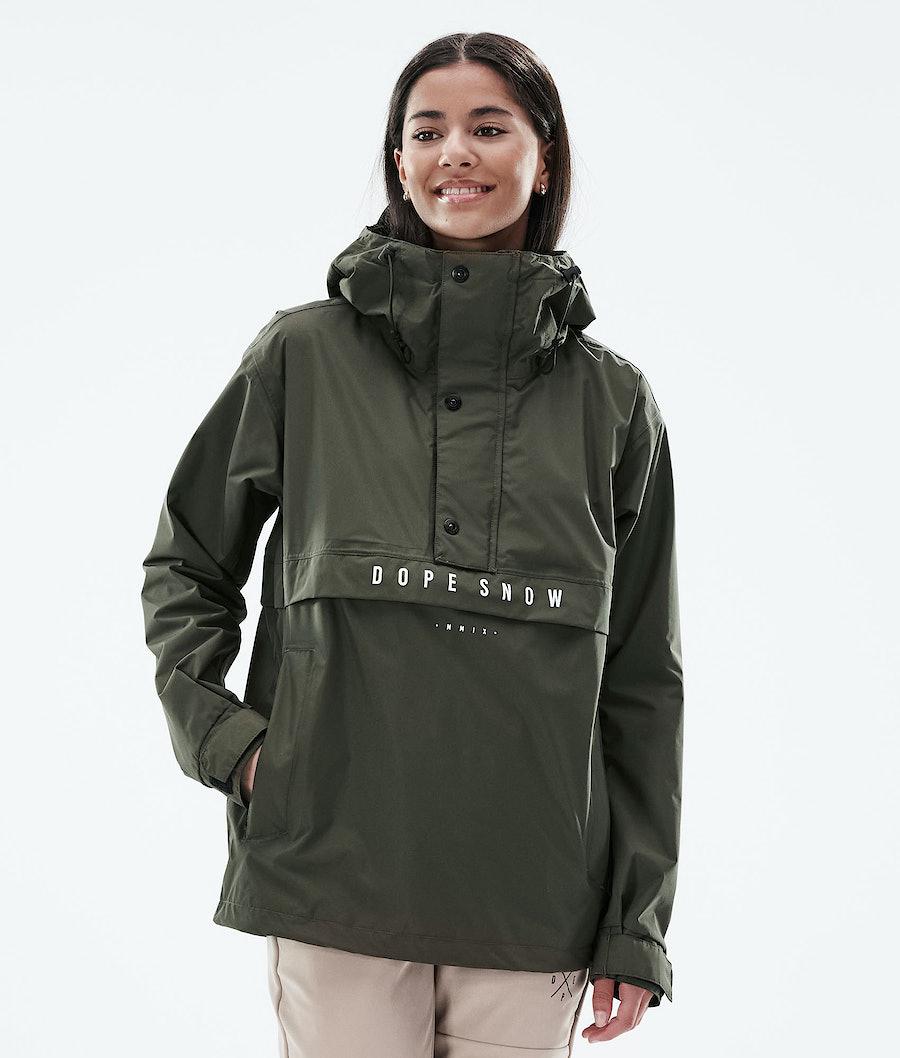 Women\'s Dope Legacy Light W Outdoor Jacket Olive Green  USA |  YPNSL-9731