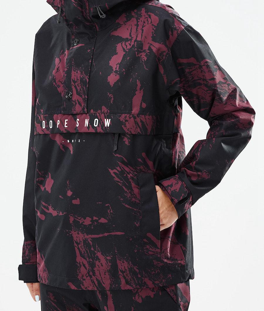 Women's Dope Legacy W 2021 Ski Jacket Paint Burgundy  USA |  CJIFL-8513