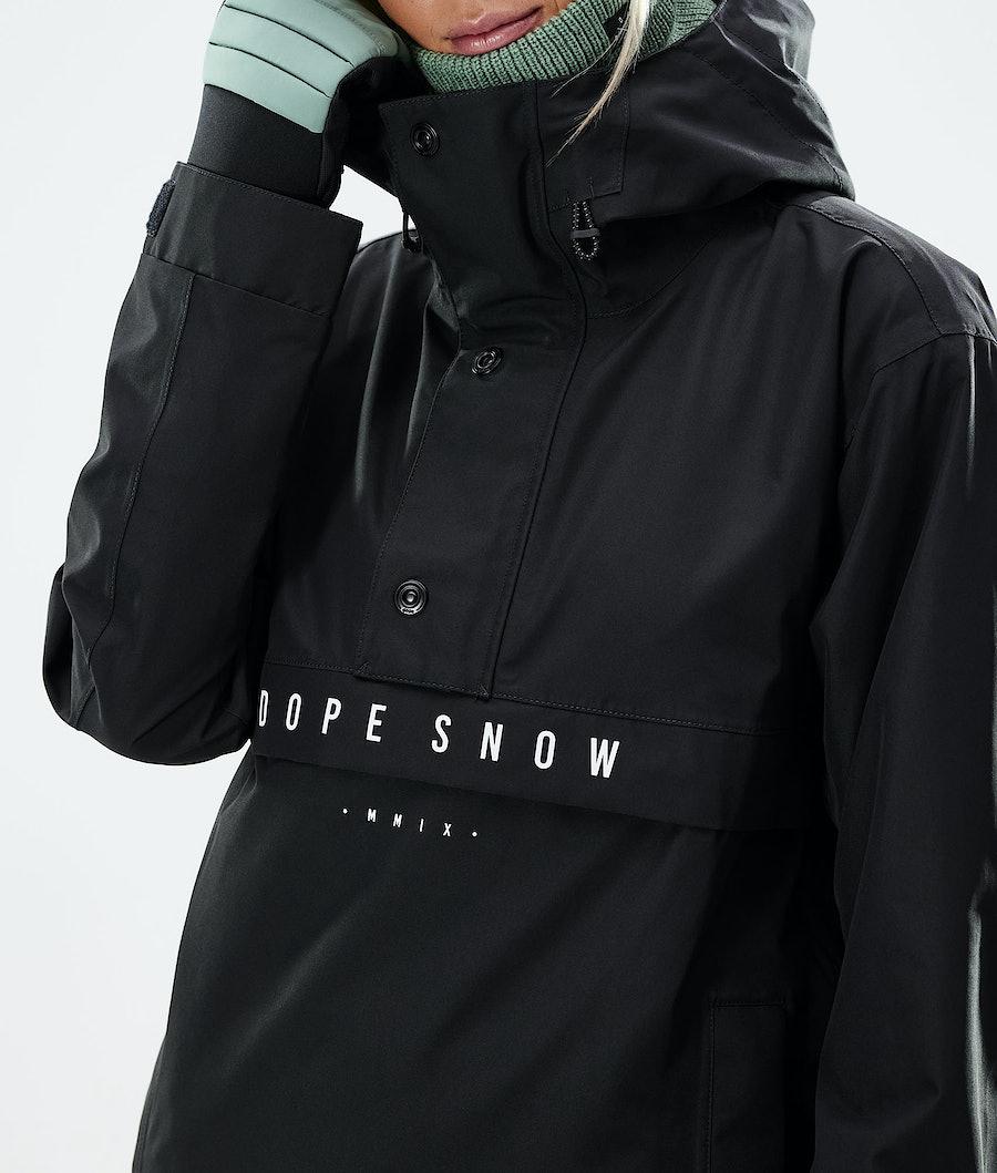 Women's Dope Legacy W 2021 Snowboard Jacket Black  USA |  SAQBU-5704