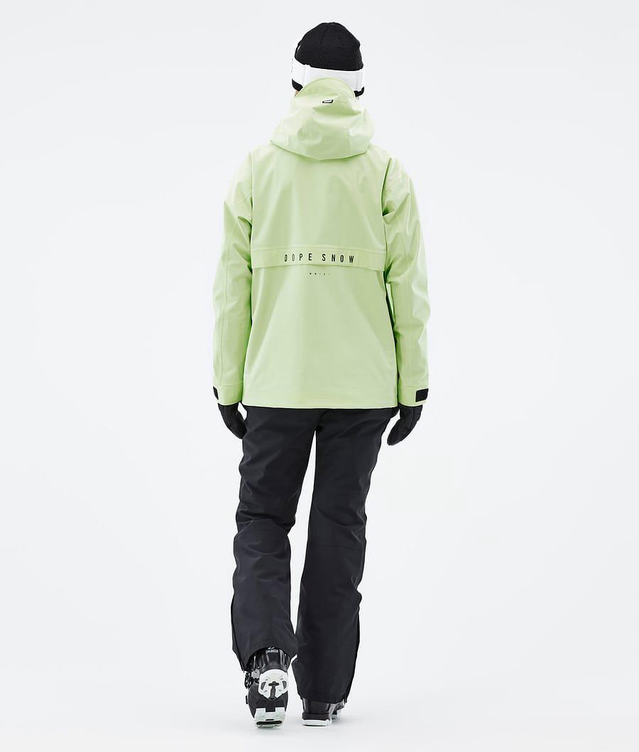 Women's Dope Legacy W Ski Jacket Faded Neon Green  USA |  VFXTN-7208