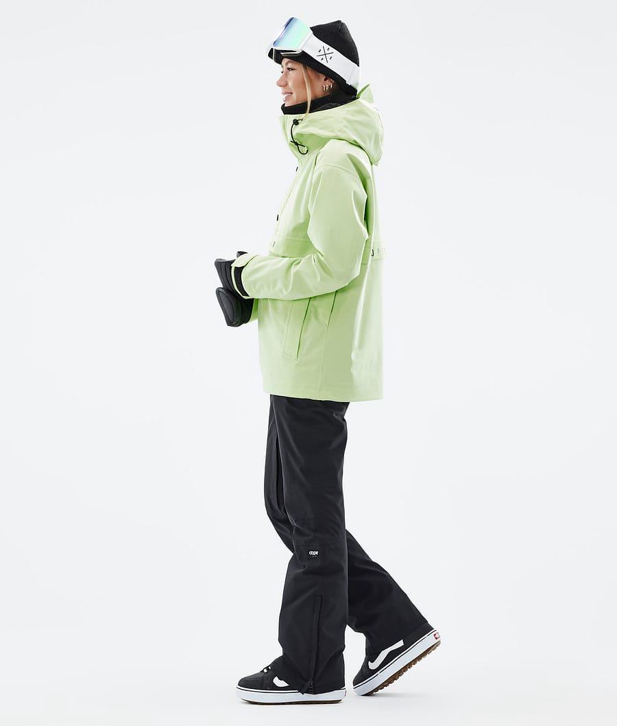 Women's Dope Legacy W Snowboard Jacket Faded Neon Green  USA |  JYAMO-2673