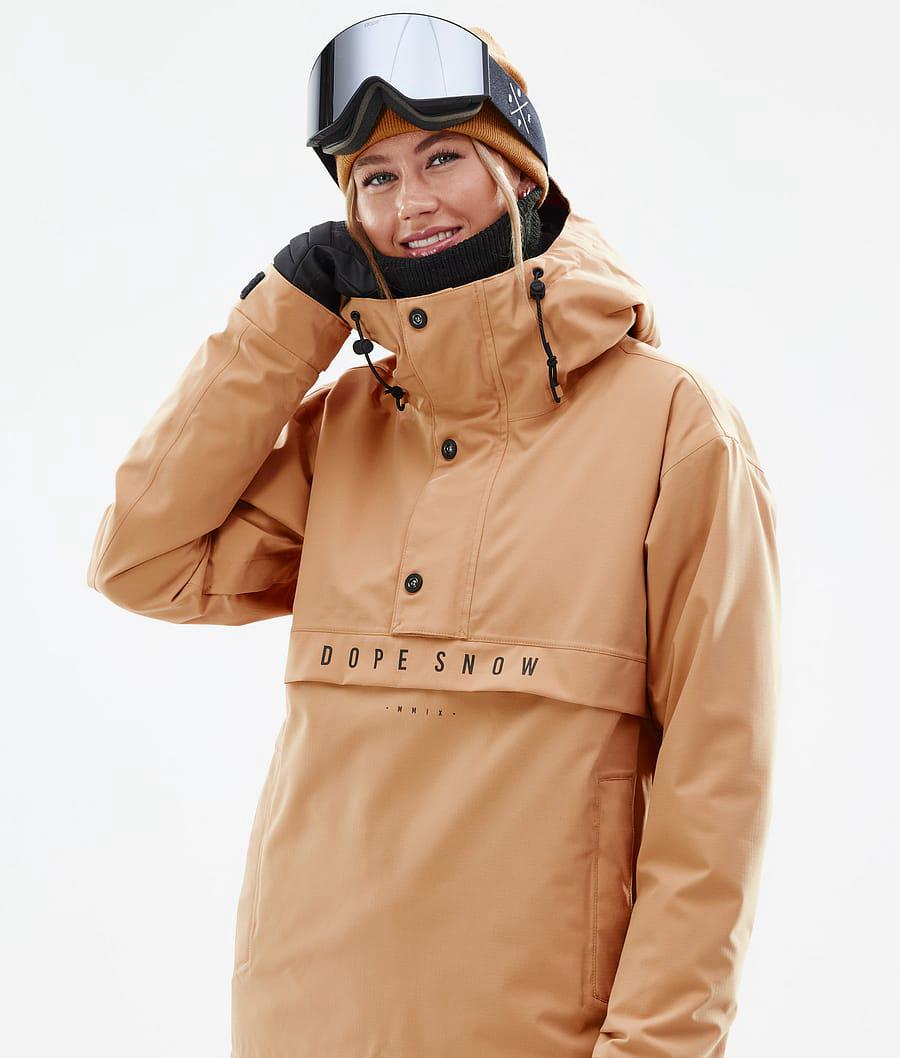 Women's Dope Legacy W Snowboard Jacket Khaki Yellow  USA |  OSBKX-4153