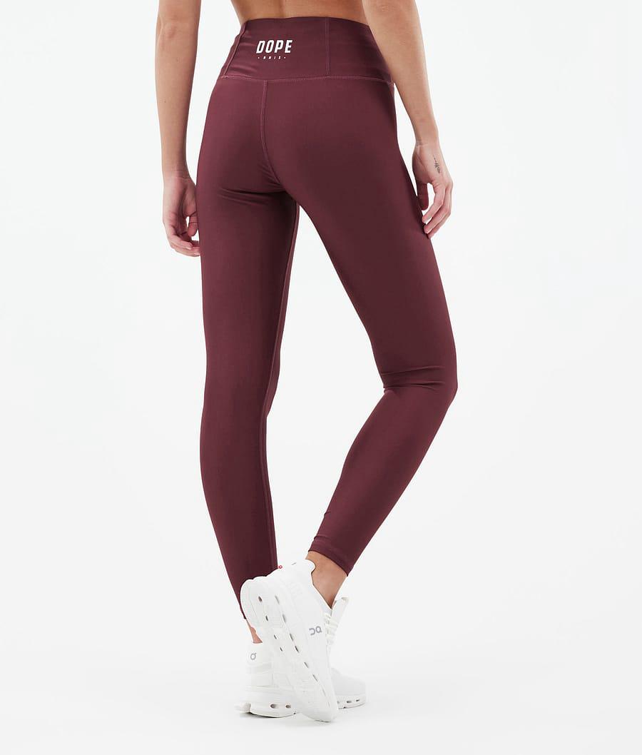 Women's Dope Lofty Leggings Burgundy  USA |  TCWNY-3512