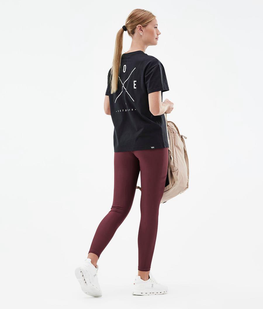 Women's Dope Lofty Leggings Burgundy  USA |  TCWNY-3512