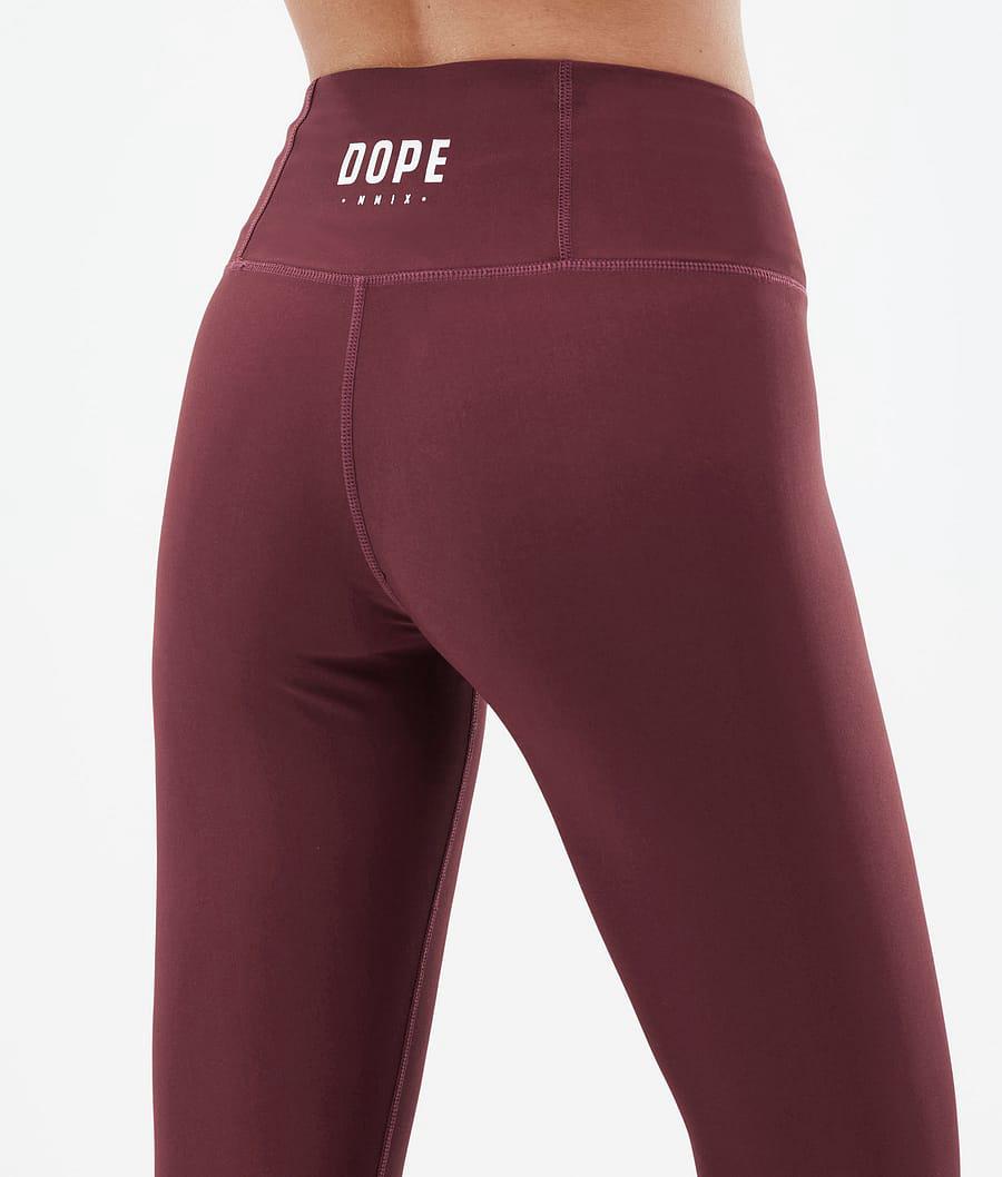 Women's Dope Lofty Leggings Burgundy  USA |  TCWNY-3512