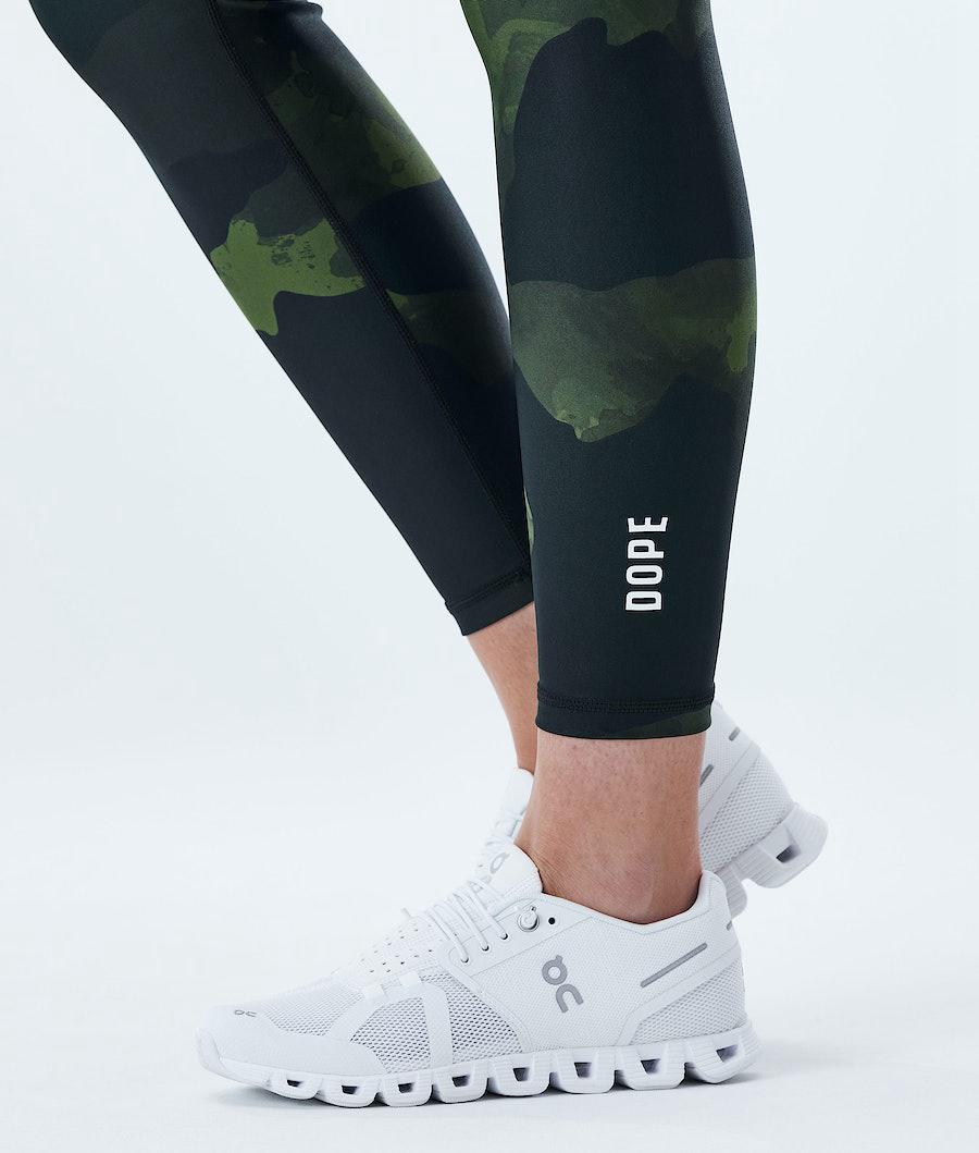 Women's Dope Lofty Leggings Green Camo  USA |  SDYEO-2468