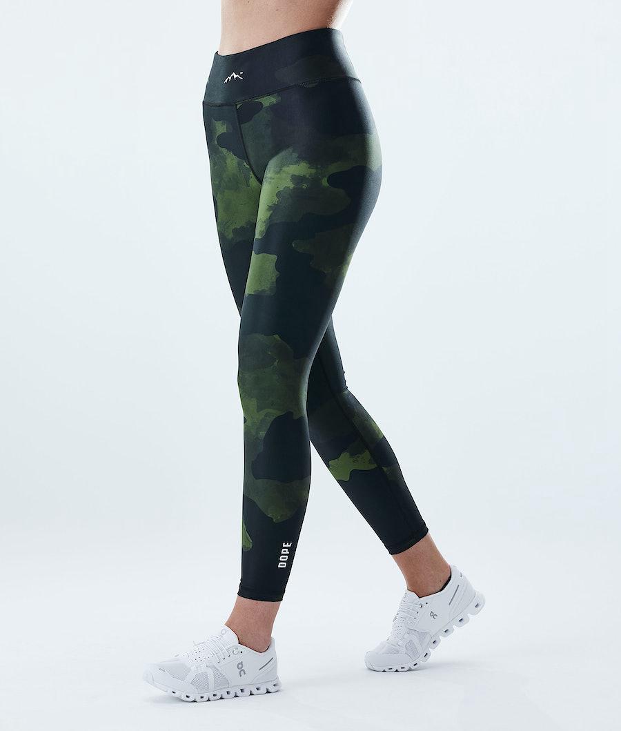 Women's Dope Lofty Leggings Green Camo  USA |  SDYEO-2468