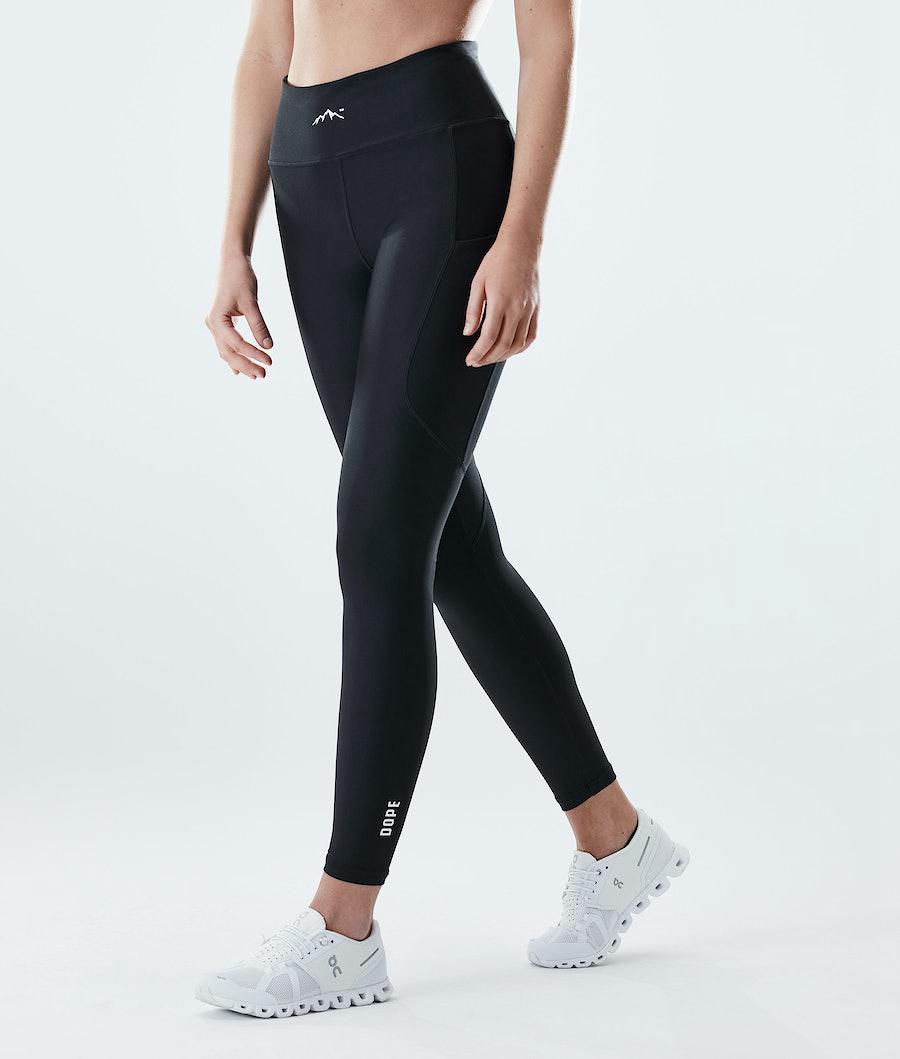 Women\'s Dope Lofty Tech Leggings Black  USA |  ABSLY-7015