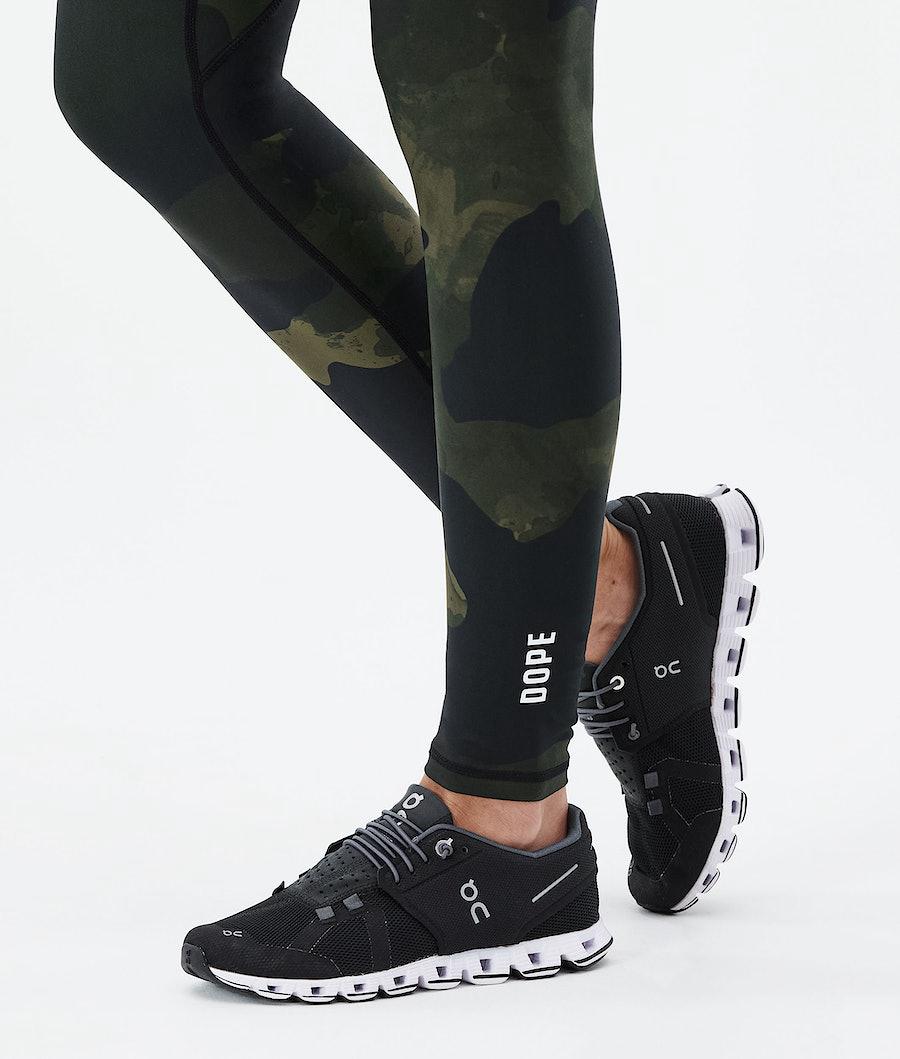 Women's Dope Lofty Tech Leggings Green Camo  USA |  YZMFE-6450