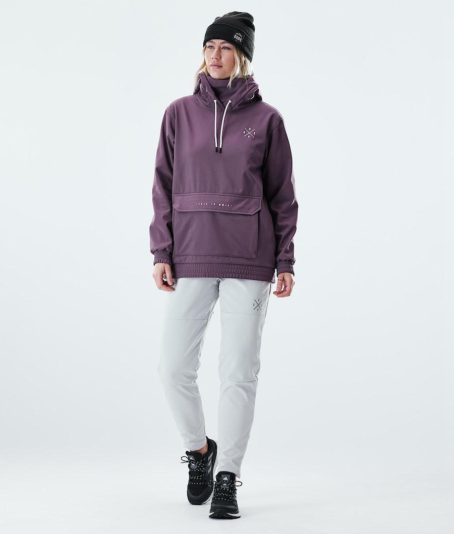 Women's Dope Nomad W Outdoor Jacket Faded Grape Purple  USA |  EIVUL-5093