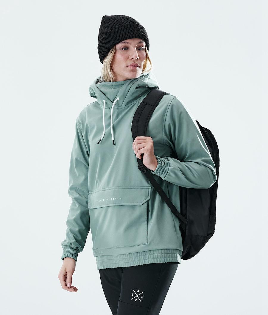 Women's Dope Nomad W Outdoor Jacket Faded Green  USA |  ONFSU-4079