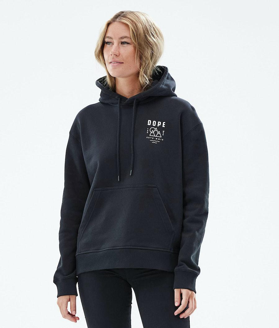 Women's Dope Ozed W Hoodie Black  USA |  THUCO-4268