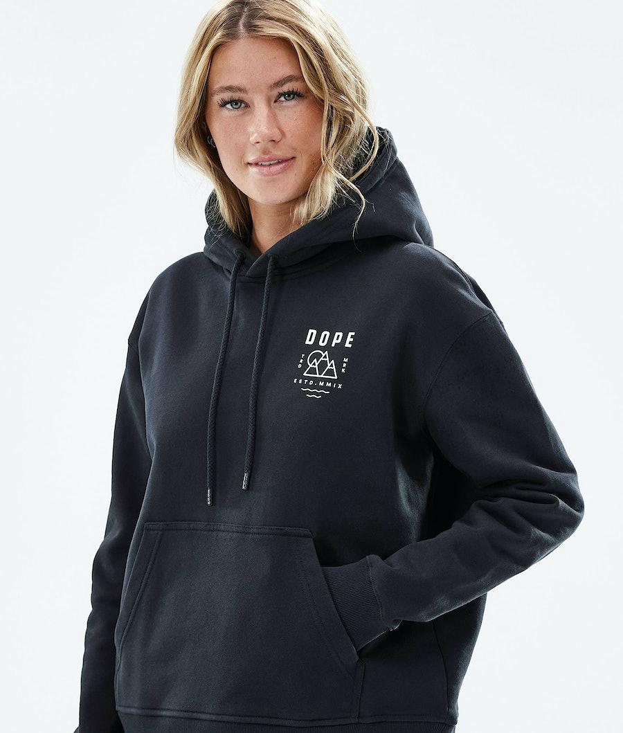 Women's Dope Ozed W Hoodie Black  USA |  THUCO-4268