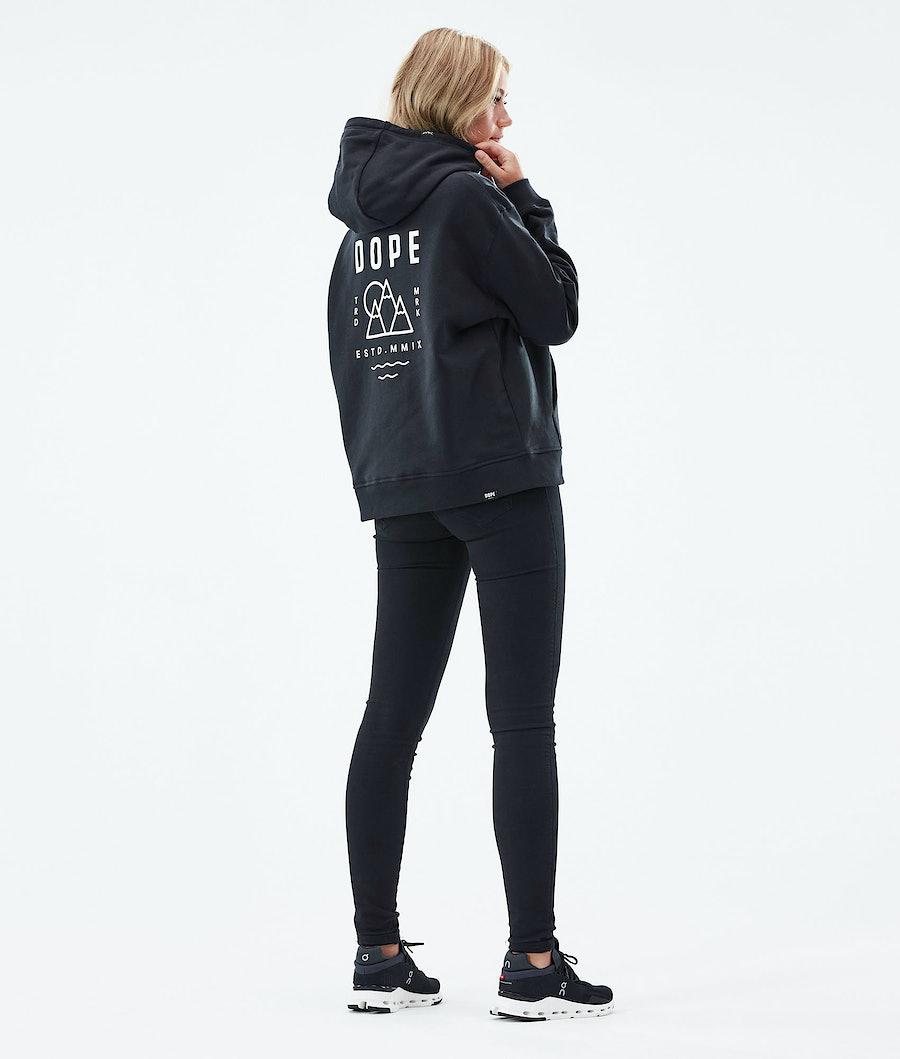 Women's Dope Ozed W Hoodie Black  USA |  THUCO-4268