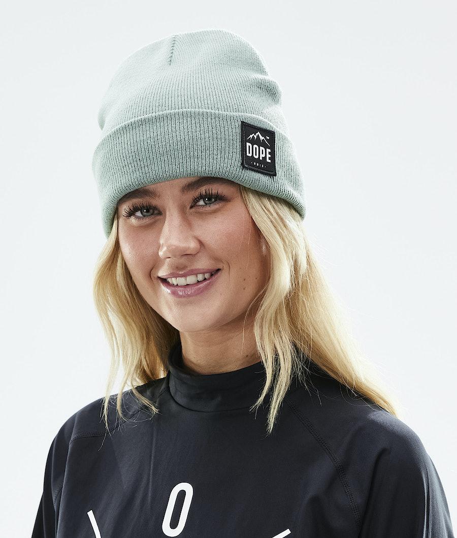 Women's Dope Paradise Beanie Faded Green  USA |  MHDPU-6940