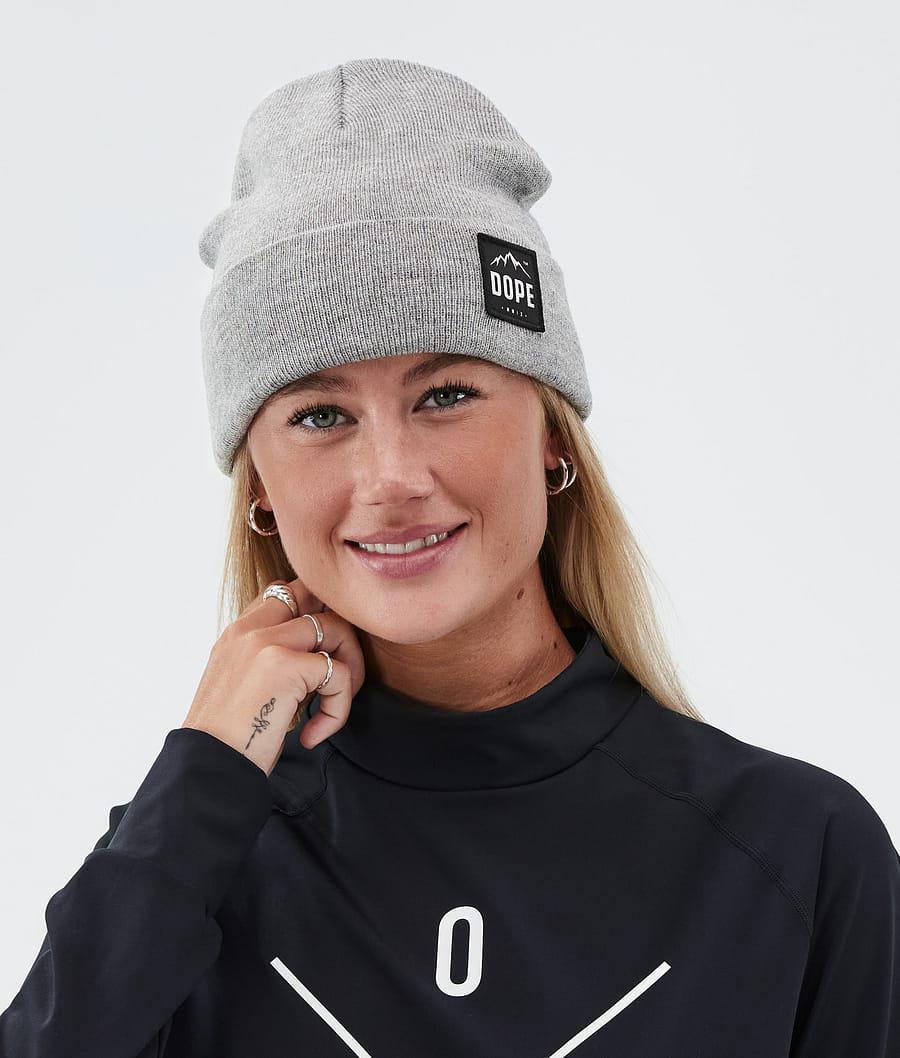 Women's Dope Paradise Beanie Grey Melange  USA |  BXDKT-3149