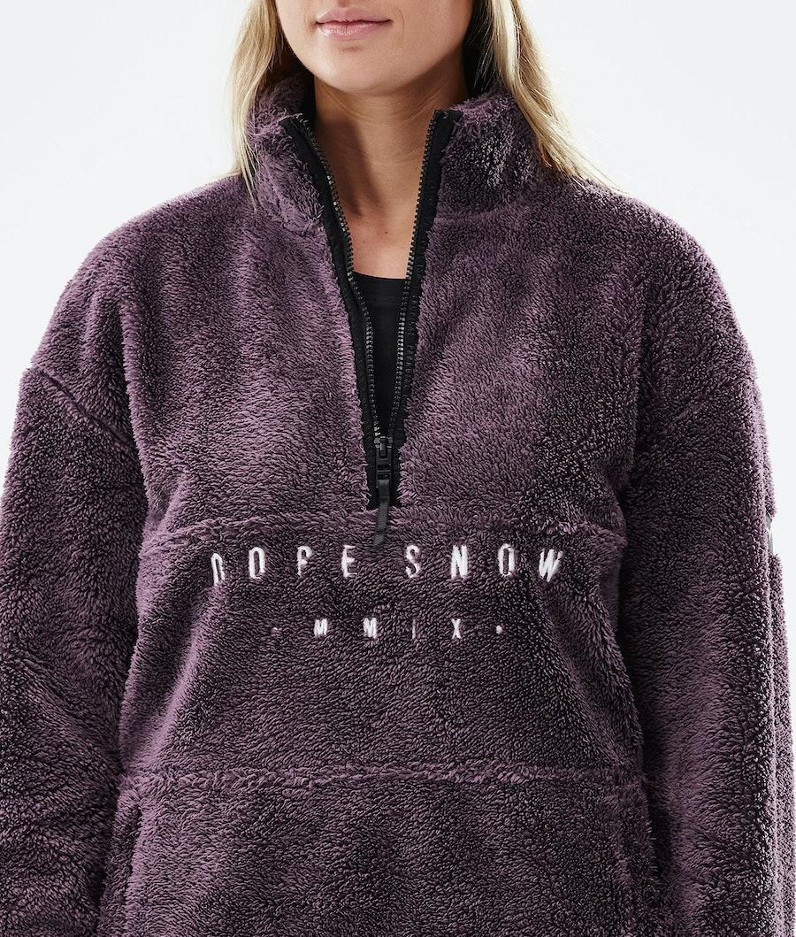 Women's Dope Pile W 2021 Fleece Sweater Faded Grape Purple  USA |  FCVLA-3178