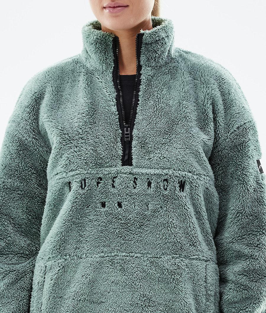 Women's Dope Pile W 2021 Fleece Sweater Faded Green  USA |  YRJNE-9514