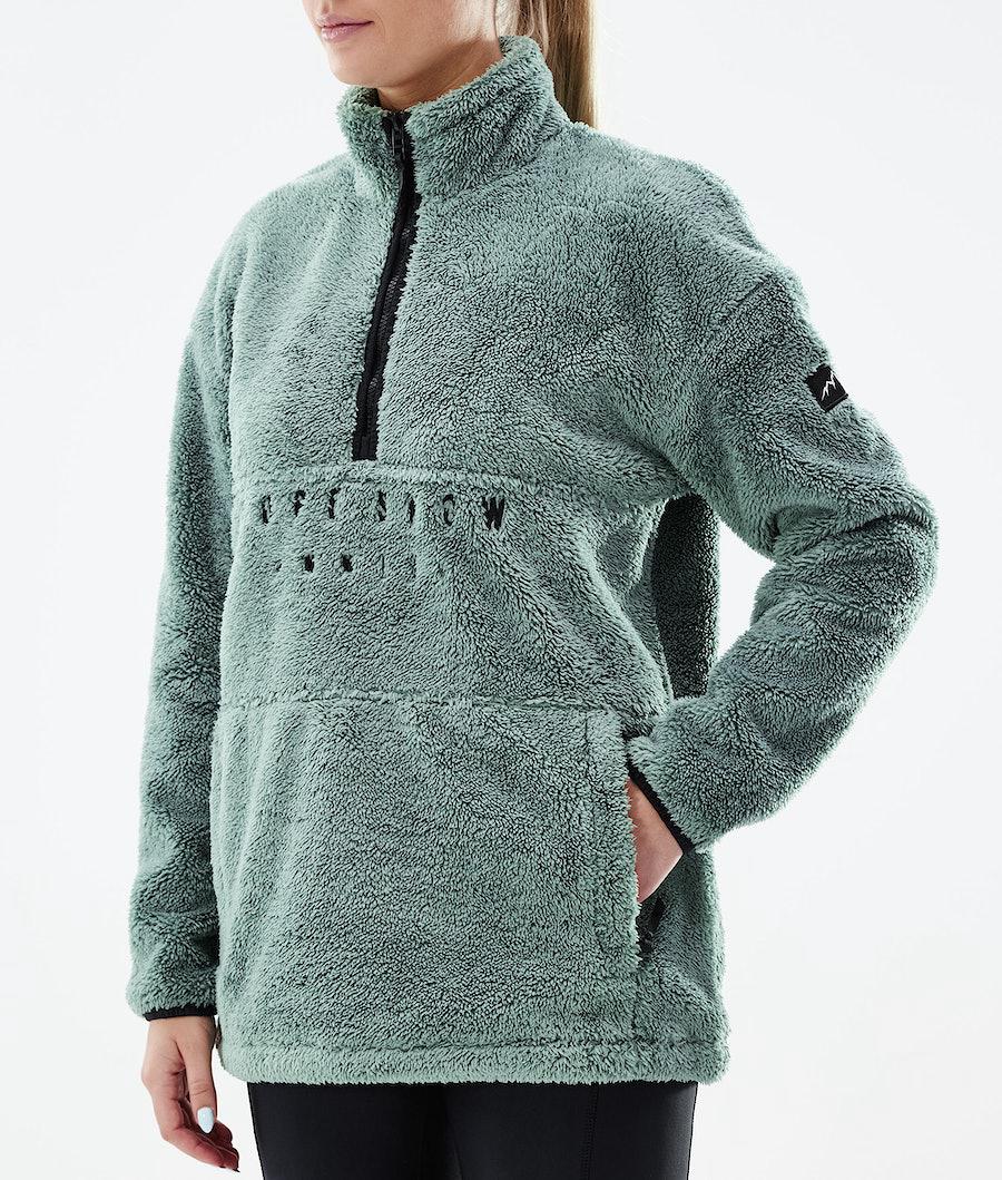 Women's Dope Pile W 2021 Fleece Sweater Faded Green  USA |  YRJNE-9514