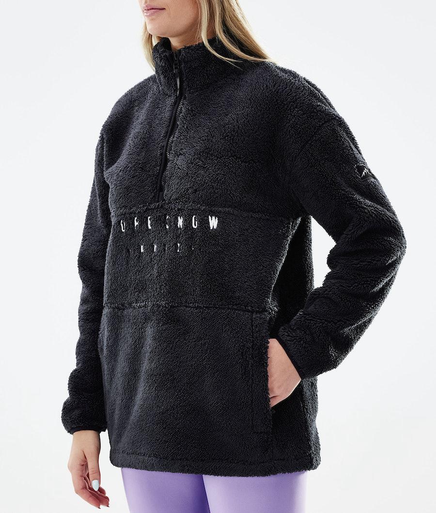 Women's Dope Pile W 2021 Fleece Sweater Phantom Black  USA |  ZFNMX-4187