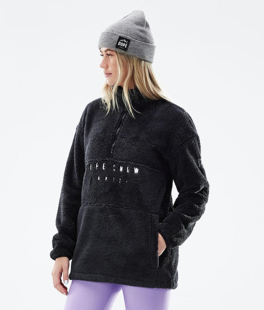 Women\'s Dope Pile W 2021 Fleece Sweater Phantom Black  USA |  ZFNMX-4187