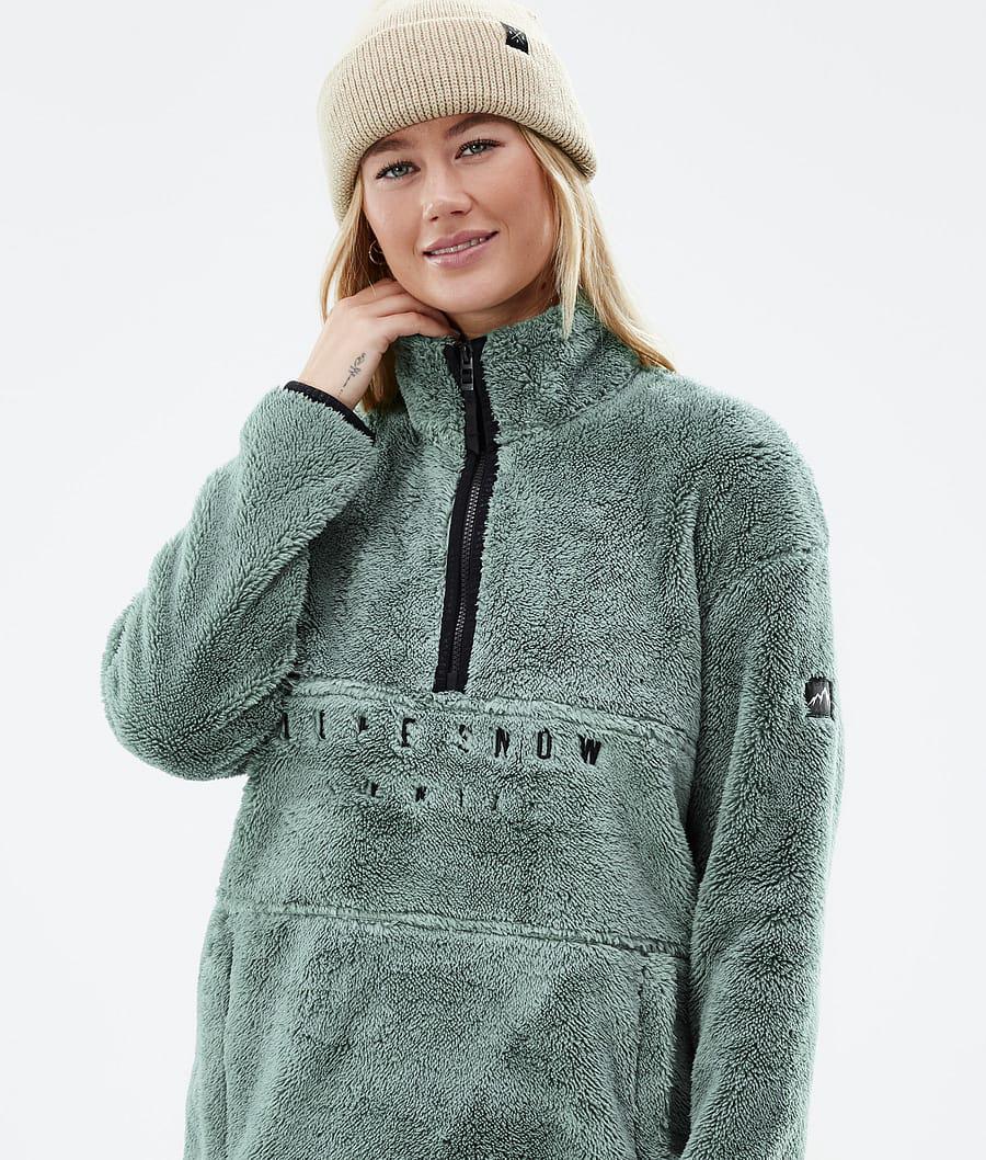 Women's Dope Pile W Fleece Sweater Faded Green  USA |  NQXJB-1205