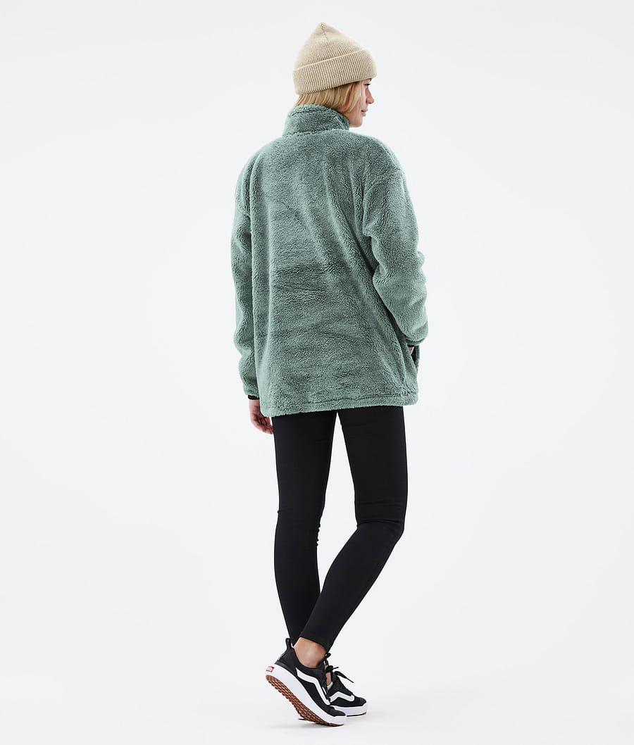 Women's Dope Pile W Fleece Sweater Faded Green  USA |  NQXJB-1205