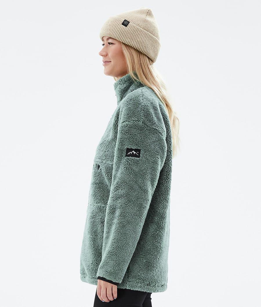 Women's Dope Pile W Fleece Sweater Faded Green  USA |  NQXJB-1205