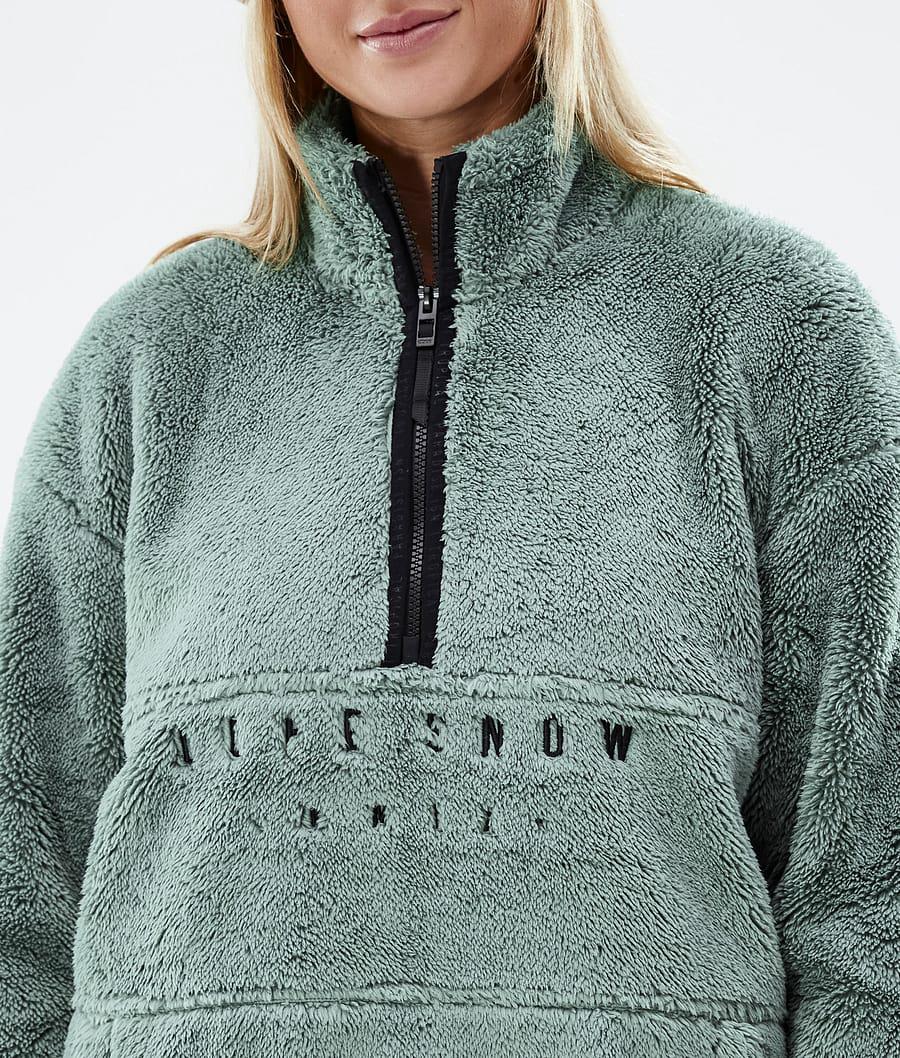 Women's Dope Pile W Fleece Sweater Faded Green  USA |  NQXJB-1205