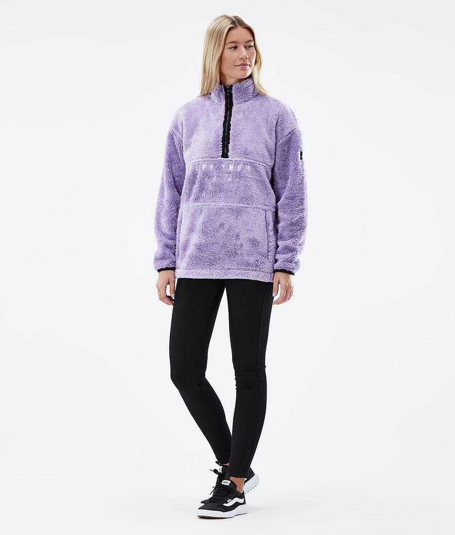 Women's Dope Pile W Fleece Sweater Faded Violet Purple  USA |  YMALP-1023