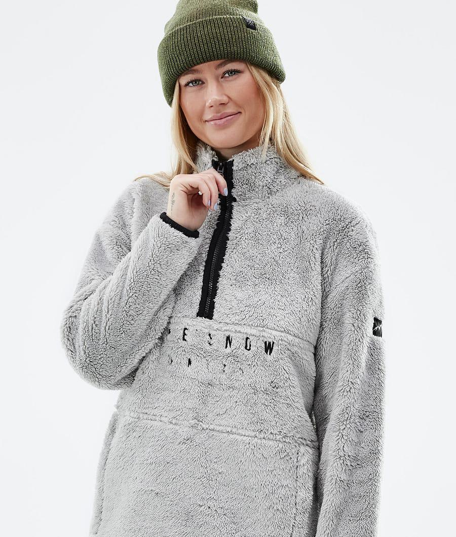 Women's Dope Pile W Fleece Sweater Light Grey  USA |  ZGBNR-8296