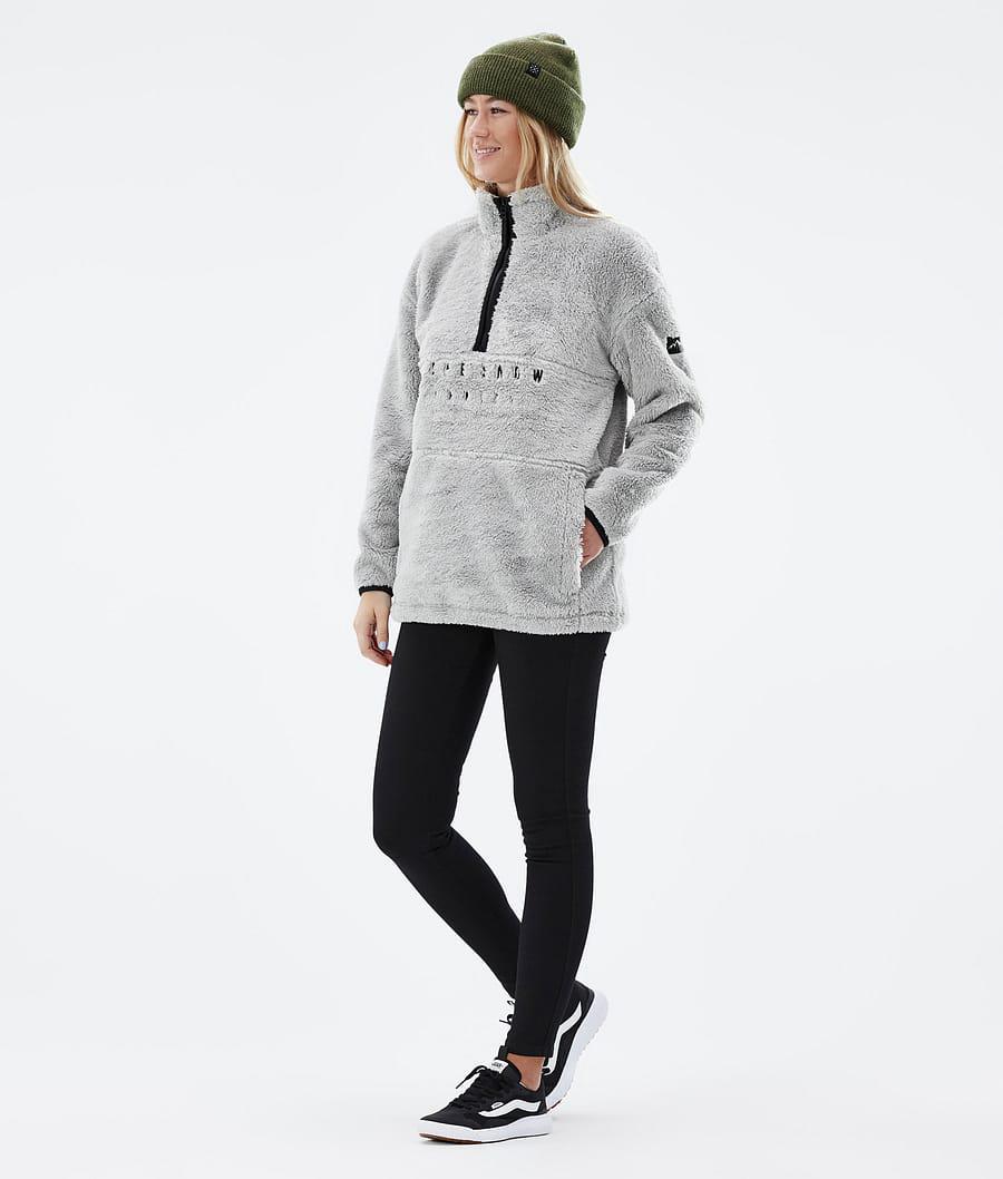 Women's Dope Pile W Fleece Sweater Light Grey  USA |  ZGBNR-8296