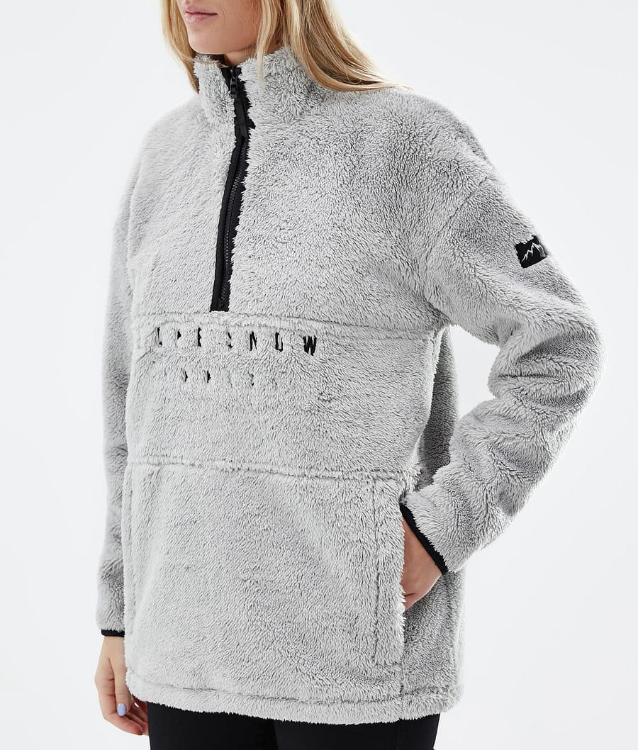 Women's Dope Pile W Fleece Sweater Light Grey  USA |  ZGBNR-8296