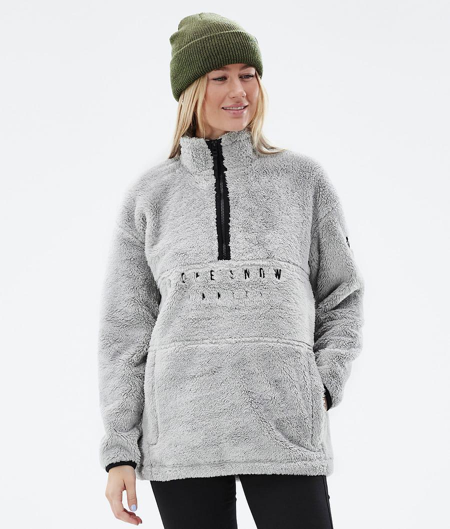 Women\'s Dope Pile W Fleece Sweater Light Grey  USA |  ZGBNR-8296